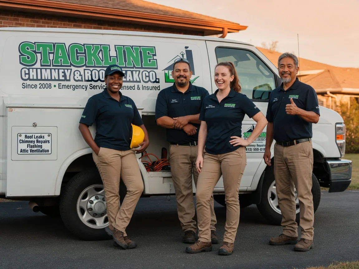 Chimney flashing repair company in Mereta, TX